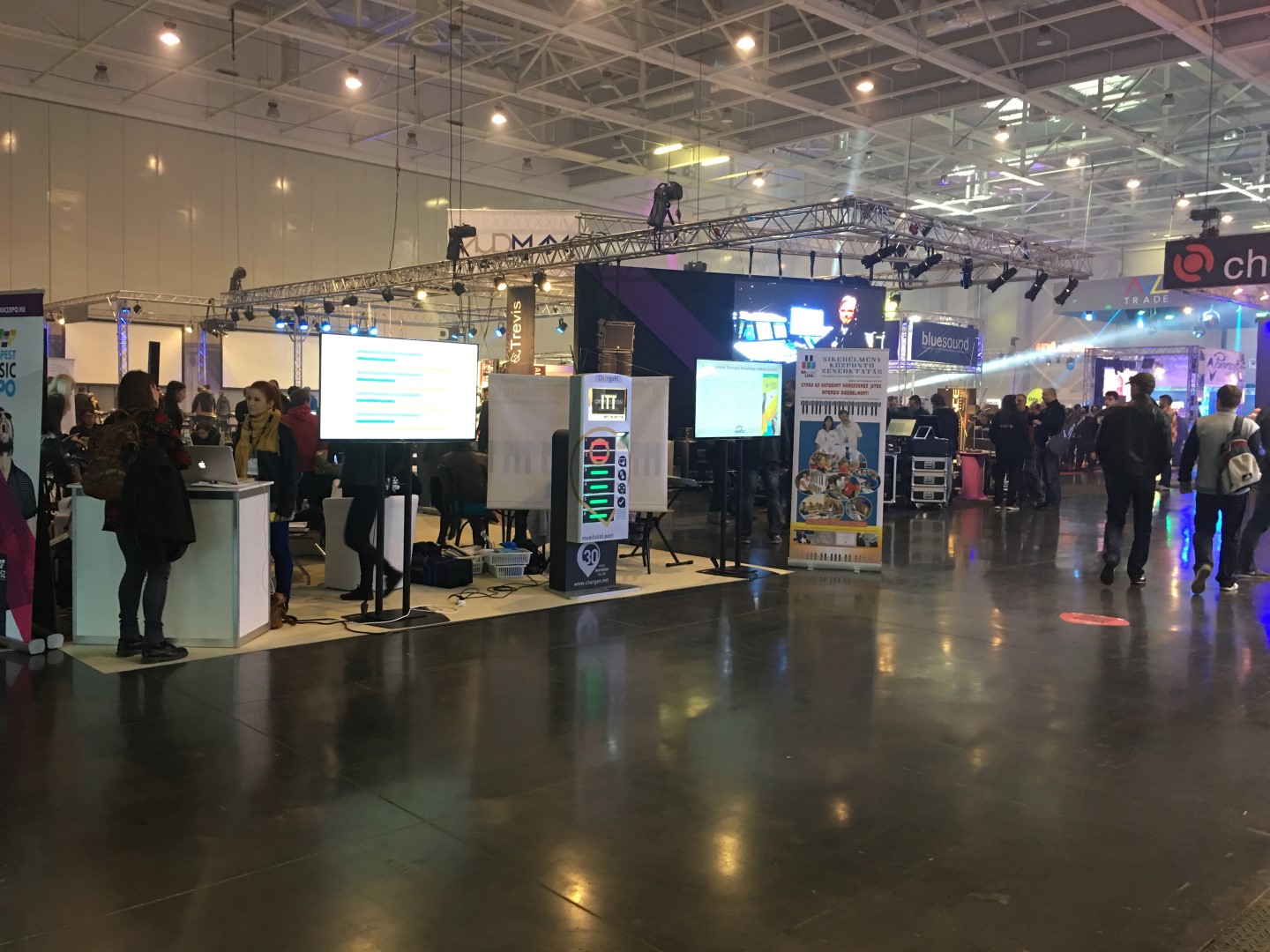 mobiltöltő állomás bérbeadás - Budapest Music Expo - Hungexpo